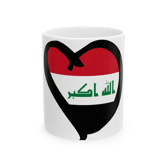 EuroIrakAnterior reverso (Iraq) White Coffee Mug 11oz - Go Mug Yourself