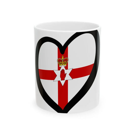 EuroIrlanda del Norte (Ireland) White Coffee Mug 11oz - Go Mug Yourself