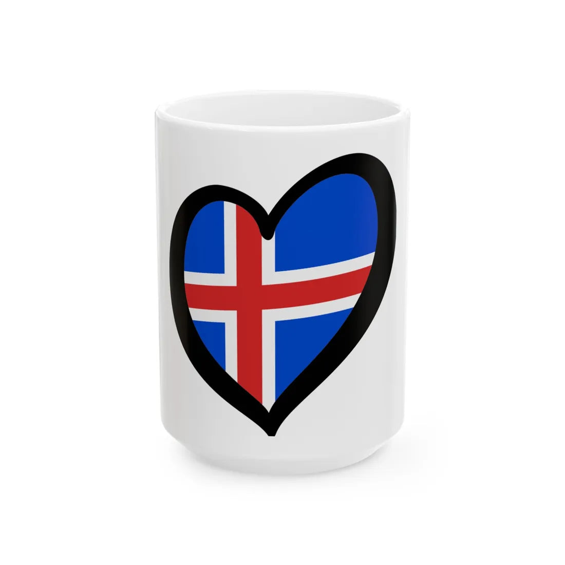 EuroIslandia 1918-1944 (Iceland) White Coffee Mug 15oz - Go Mug Yourself