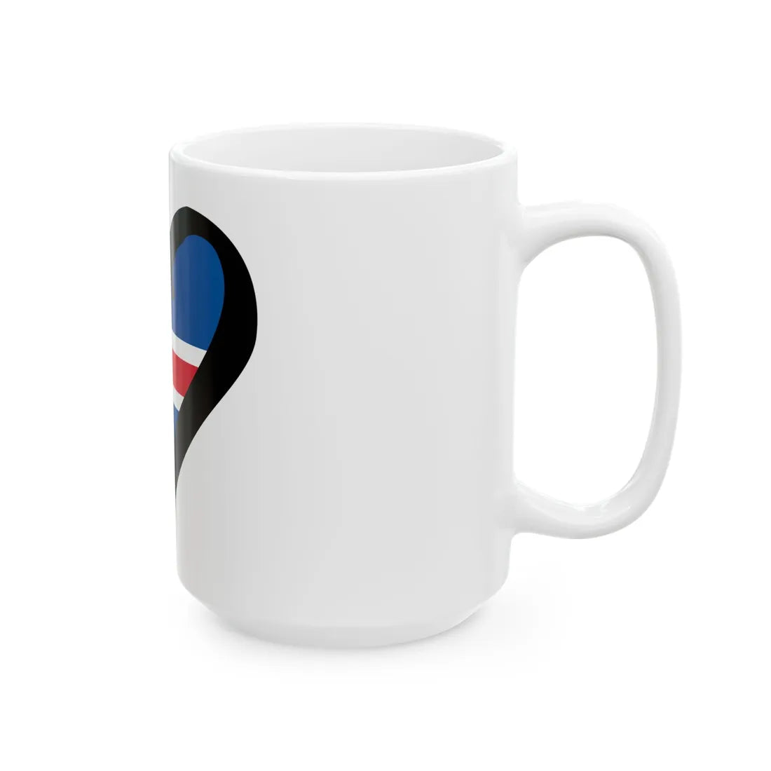 EuroIslandiaAnterior (Iceland) White Coffee Mug - Go Mug Yourself