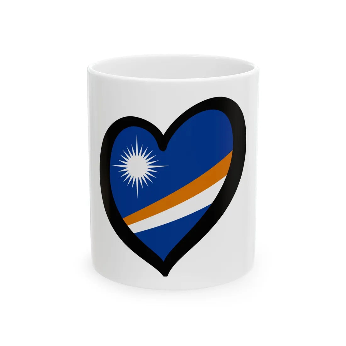 EuroIslas Marshall (Marshall Islands) White Coffee Mug 11oz - Go Mug Yourself