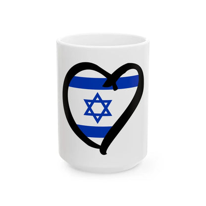 EuroIsraelAnterior (Israel) White Coffee Mug 15oz - Go Mug Yourself