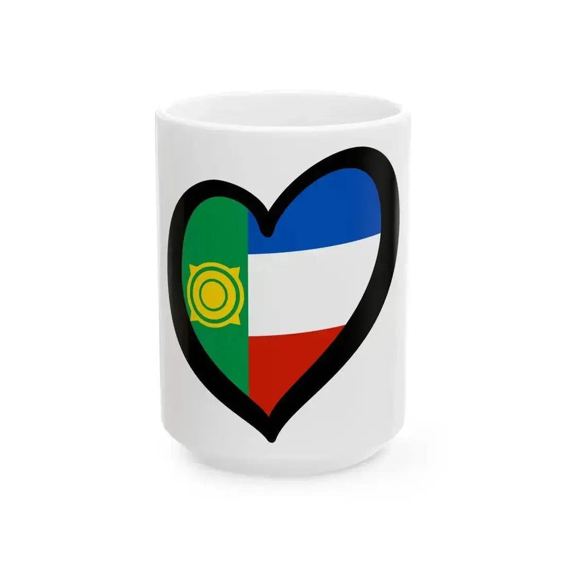 EuroJakasia (Russia) White Coffee Mug 15oz - Go Mug Yourself