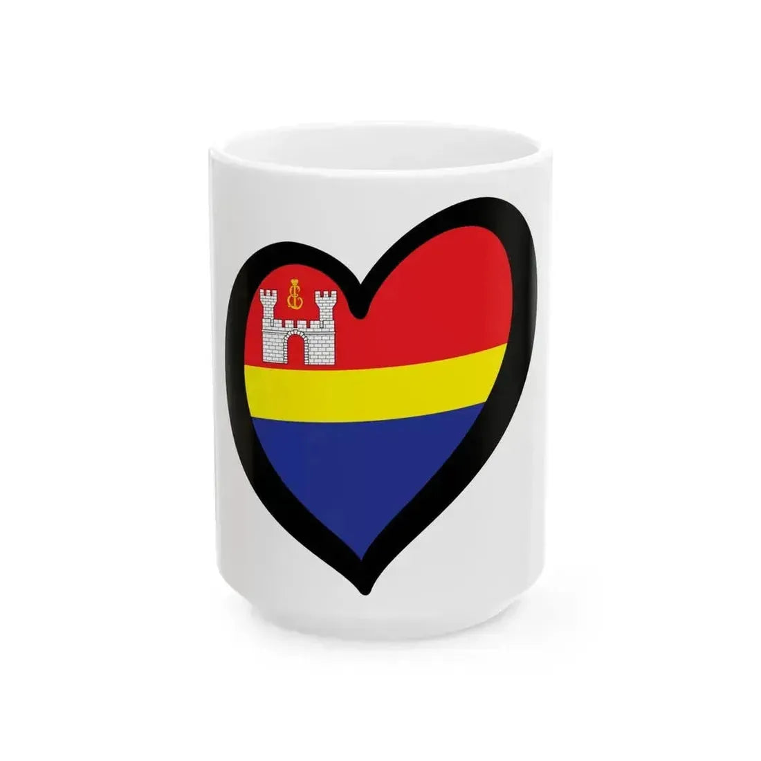 EuroKaliningrado (Russia) White Coffee Mug 15oz - Go Mug Yourself