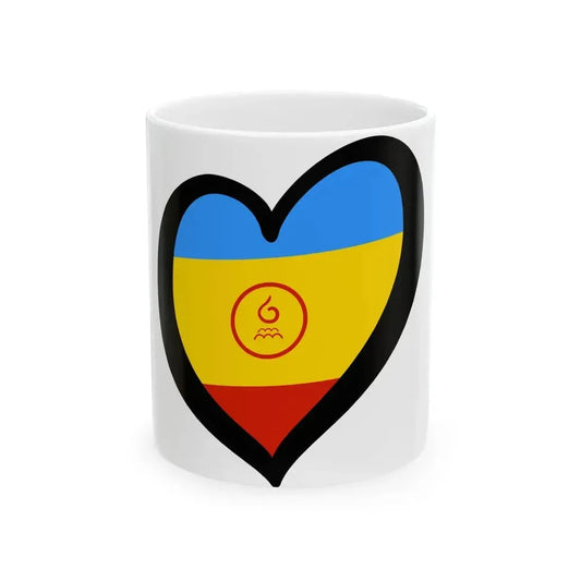 EuroKalmukia 1992-1993 (Russia) White Coffee Mug 11oz - Go Mug Yourself