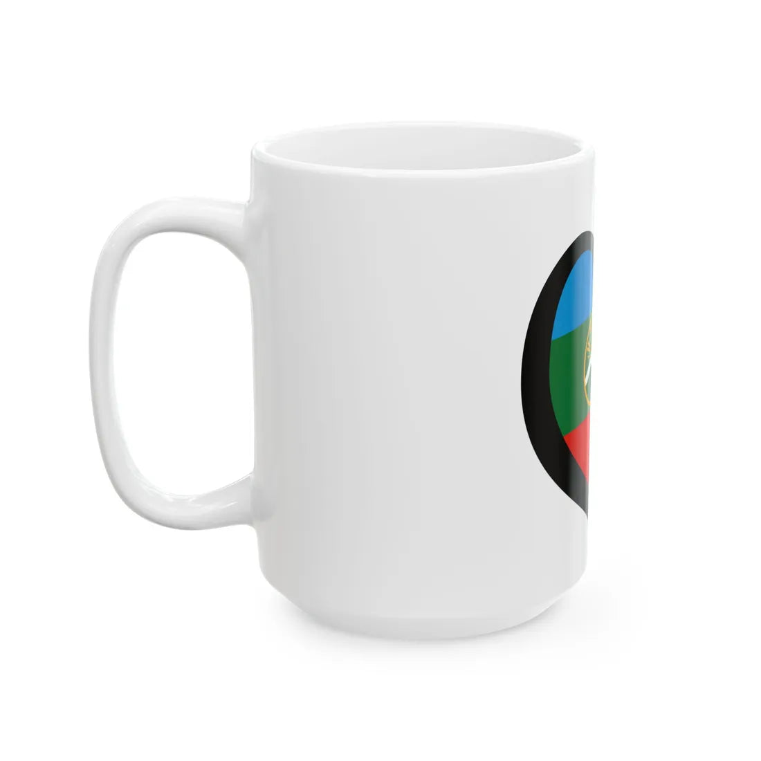 EuroKarachayevo-Cherkesia (Russia) White Coffee Mug - Go Mug Yourself