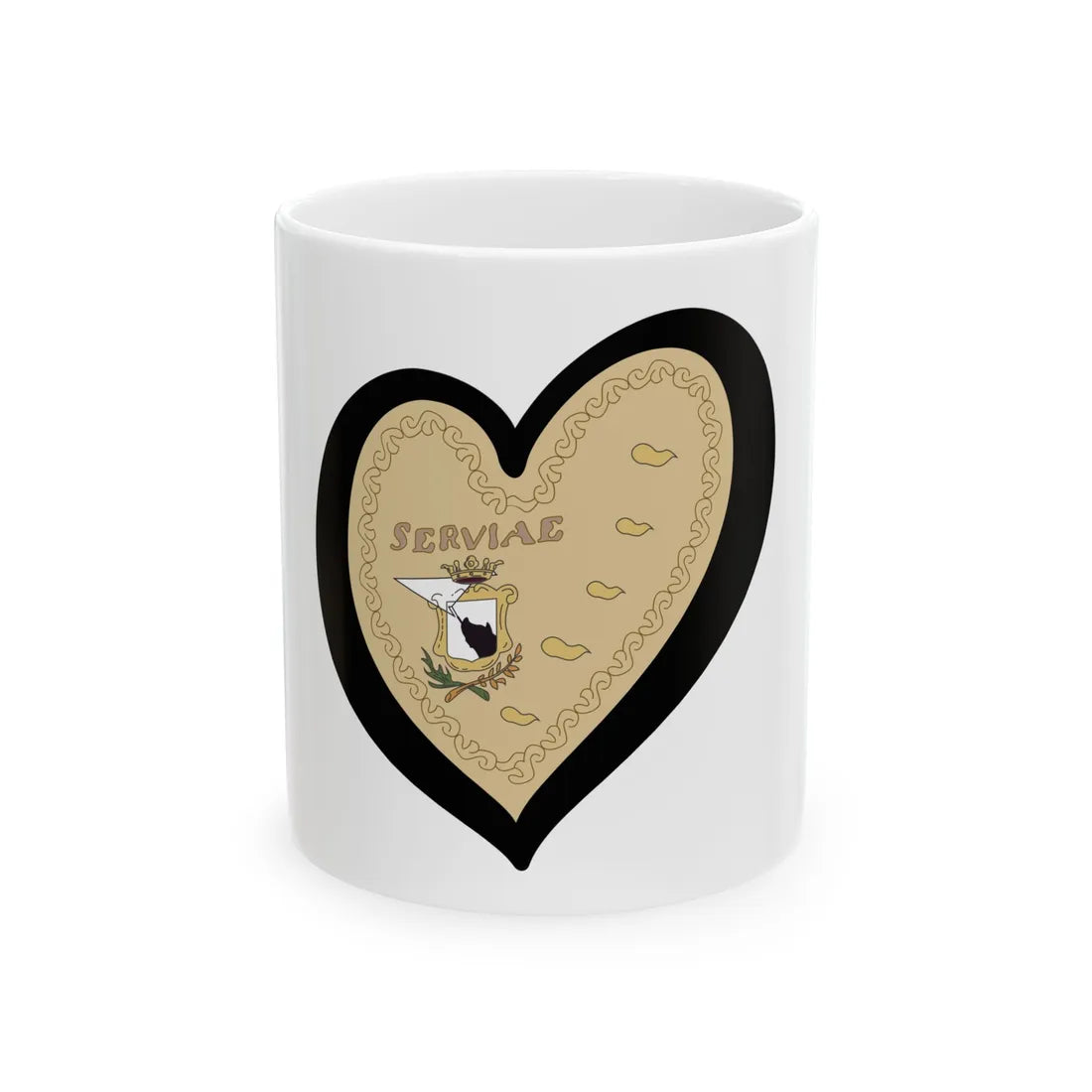 EuroKoca (Serbia) White Coffee Mug 11oz - Go Mug Yourself