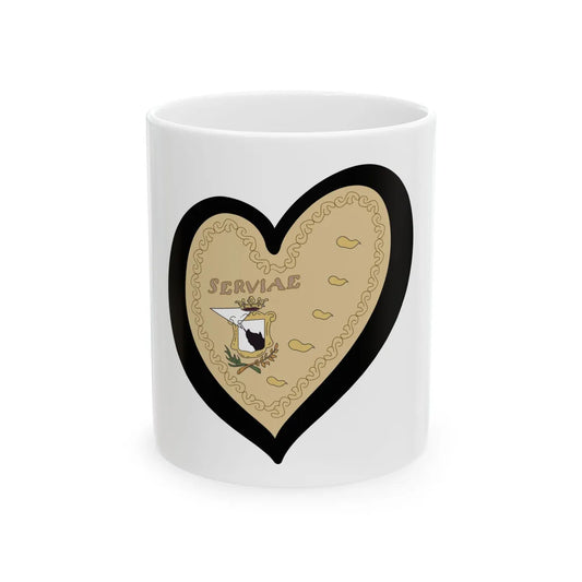 EuroKoca (Serbia) White Coffee Mug 11oz - Go Mug Yourself