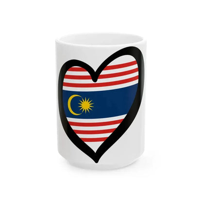 EuroKuala Lumpur (Malaysia) White Coffee Mug 15oz - Go Mug Yourself
