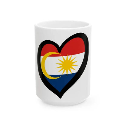 EuroLabuan (Malaysia) White Coffee Mug 15oz - Go Mug Yourself