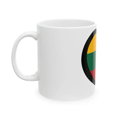 EuroLithuaniaAnterior (Lithuania) White Coffee Mug - Go Mug Yourself