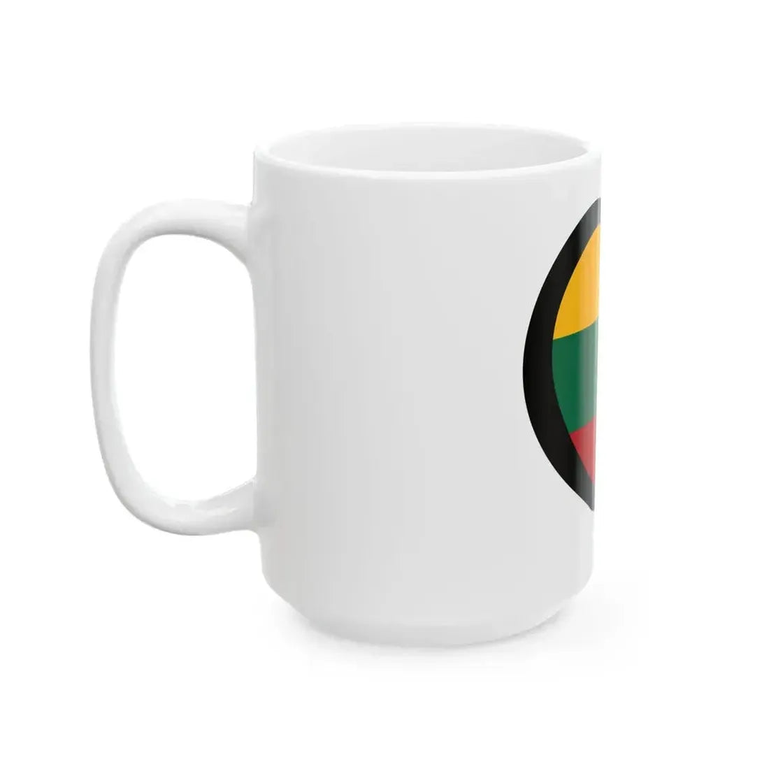EuroLithuaniaAnterior (Lithuania) White Coffee Mug - Go Mug Yourself