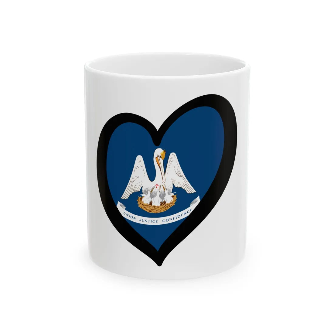 EuroLuisiana (United States) White Coffee Mug 11oz - Go Mug Yourself