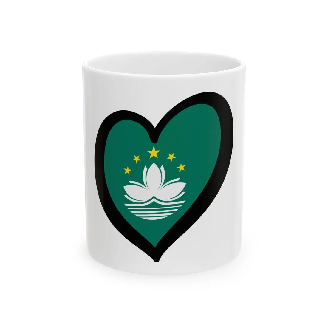 EuroMacao (China) White Coffee Mug 11oz - Go Mug Yourself
