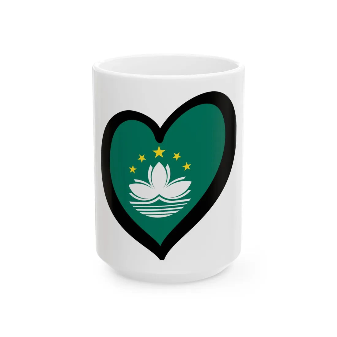 EuroMacao (China) White Coffee Mug 15oz - Go Mug Yourself