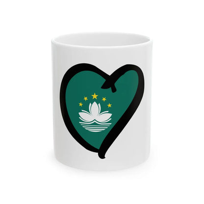 EuroMacaoAnterior (China) White Coffee Mug 11oz - Go Mug Yourself