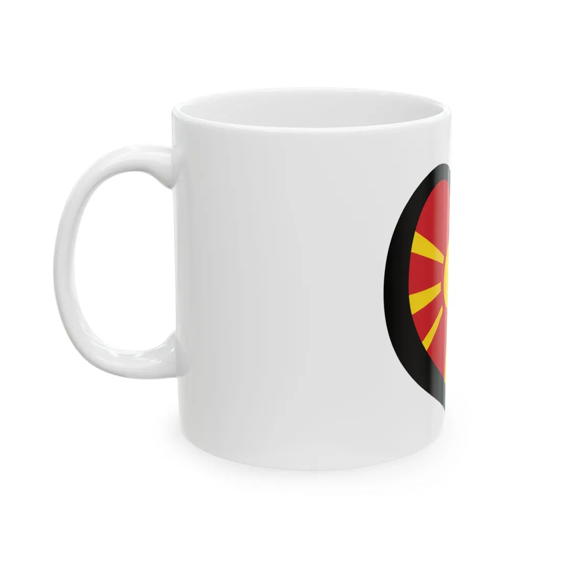 EuroMacedonia del Norte (North Macedonia) White Coffee Mug - Go Mug Yourself