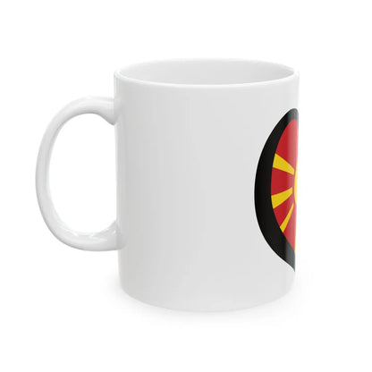 EuroMacedonia del Norte (North Macedonia) White Coffee Mug - Go Mug Yourself