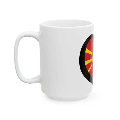 EuroMacedonia del Norte (North Macedonia) White Coffee Mug - Go Mug Yourself