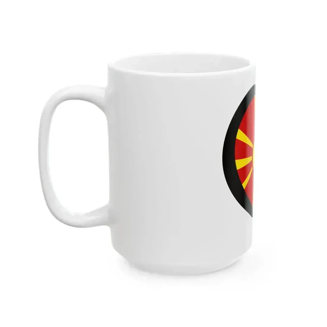 EuroMacedonia del NorteAnterior (North Macedonia) White Coffee Mug - Go Mug Yourself