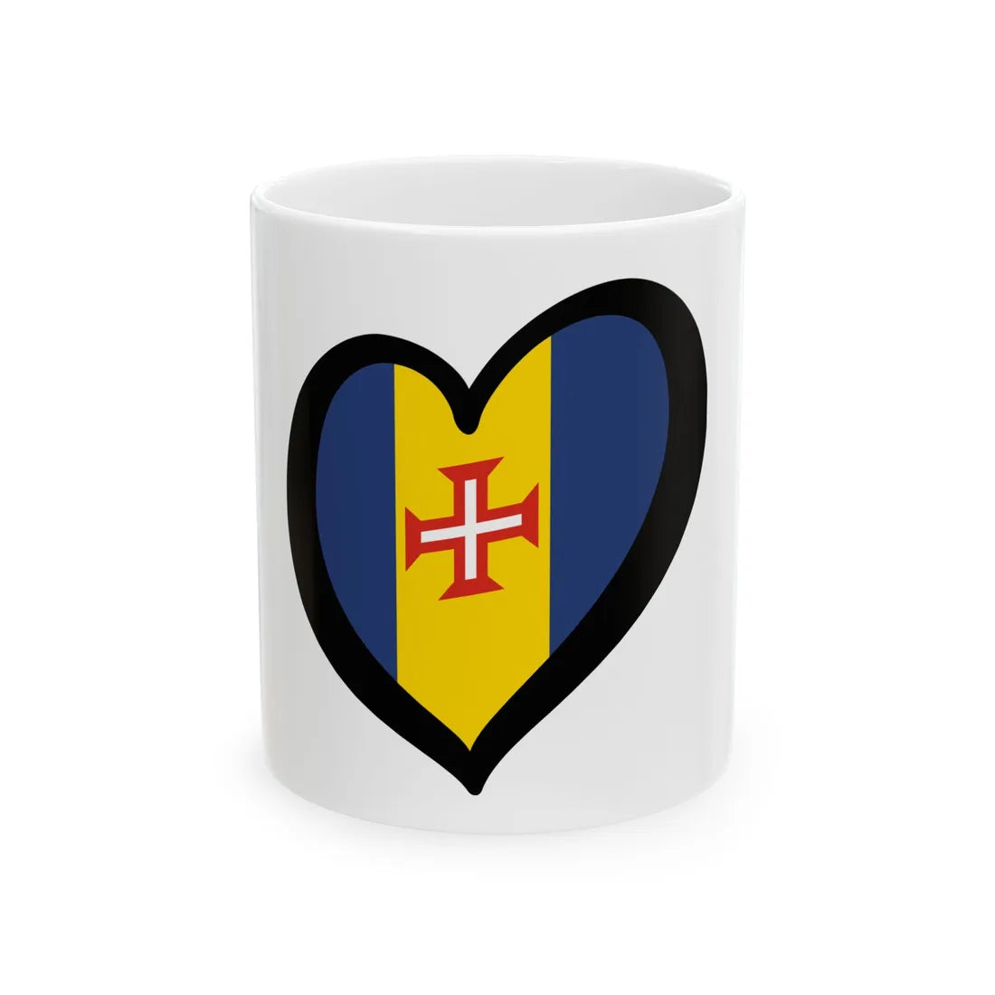 EuroMadeira (Portugal) White Coffee Mug 11oz - Go Mug Yourself