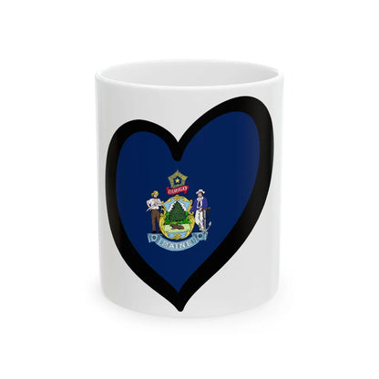 EuroMaine (United States) White Coffee Mug 11oz - Go Mug Yourself