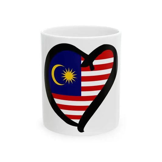 EuroMalasiaAnterior (Malaysia) White Coffee Mug 11oz - Go Mug Yourself