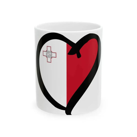EuroMaltaAnterior (Malta) White Coffee Mug 11oz - Go Mug Yourself