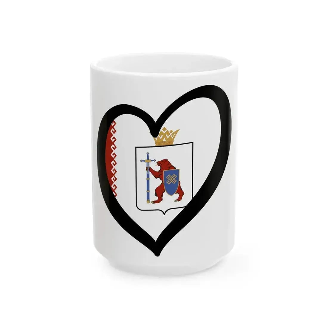 EuroMari-El (Russia) White Coffee Mug 15oz - Go Mug Yourself