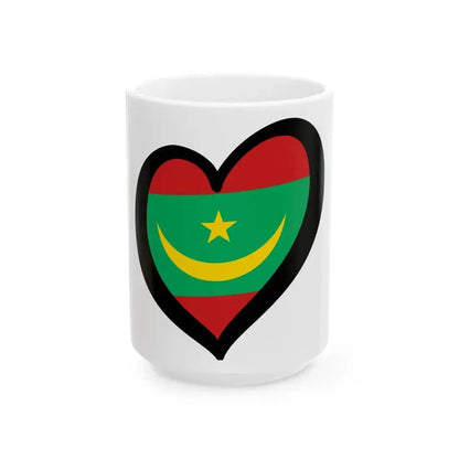 EuroMauritania (Mauritania) White Coffee Mug 15oz - Go Mug Yourself