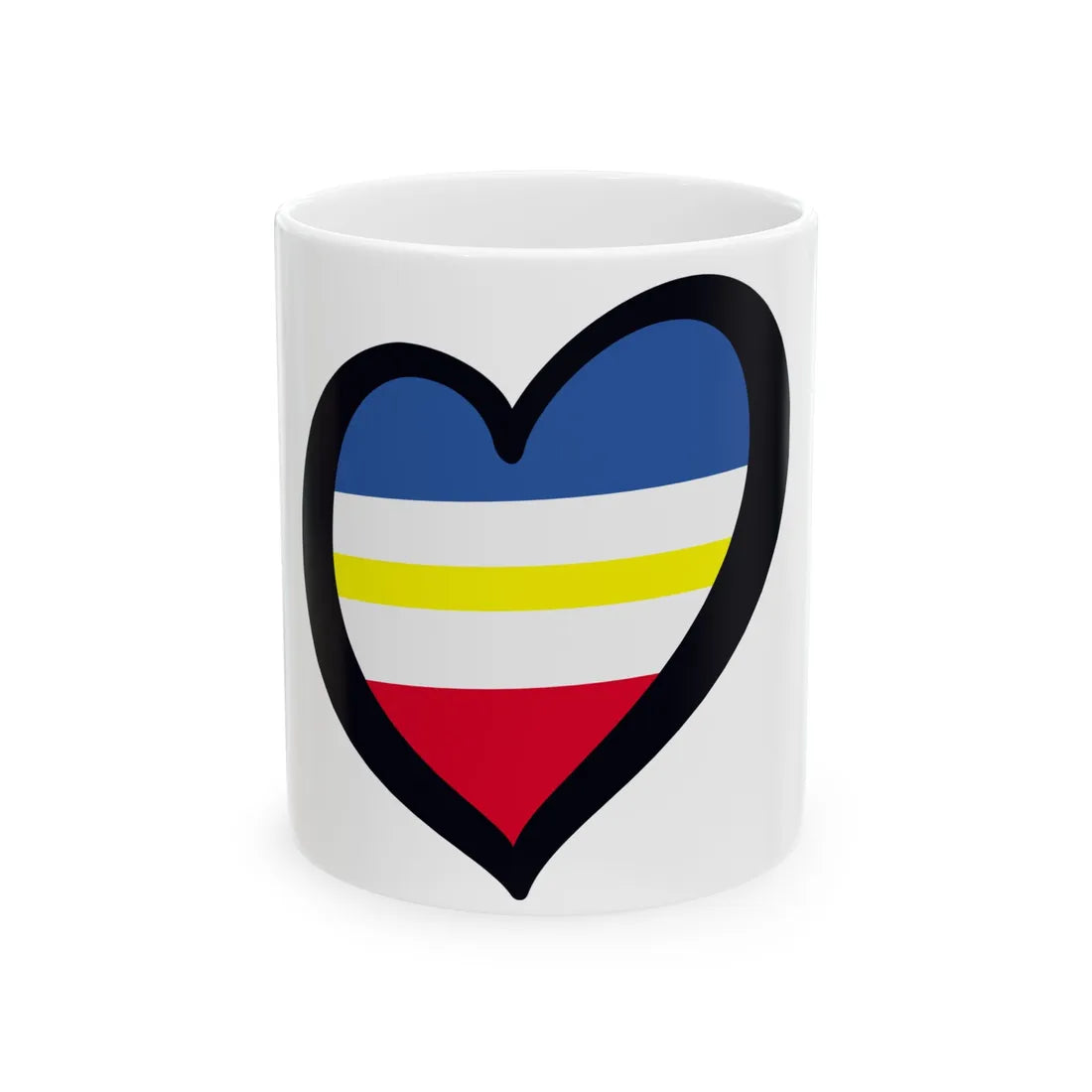 EuroMecklenburg-Vorpommern (Germany) White Coffee Mug 11oz - Go Mug Yourself