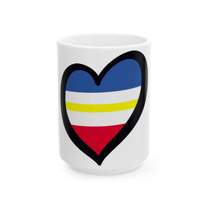 EuroMecklenburg-Vorpommern (Germany) White Coffee Mug 15oz - Go Mug Yourself