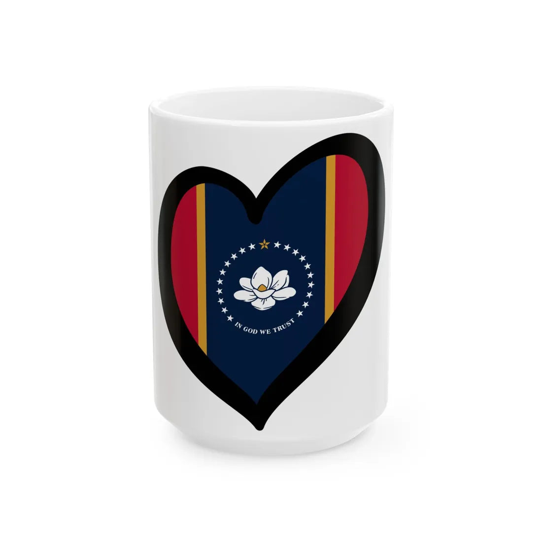 EuroMisisipi (United States) White Coffee Mug 15oz - Go Mug Yourself