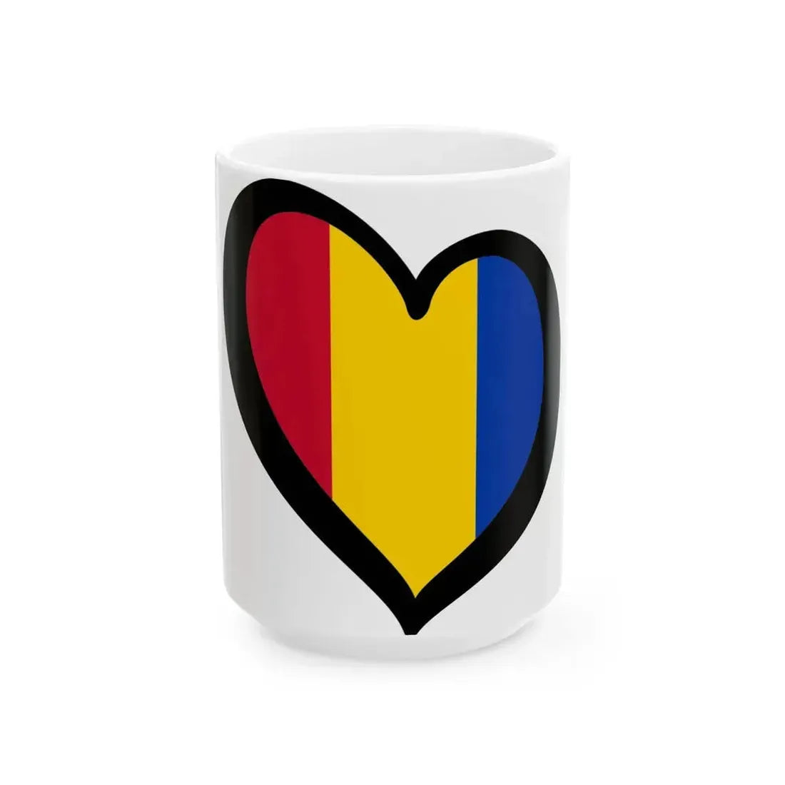 EuroMoldova 1990-2010 reverso (Moldova) White Coffee Mug 15oz - Go Mug Yourself