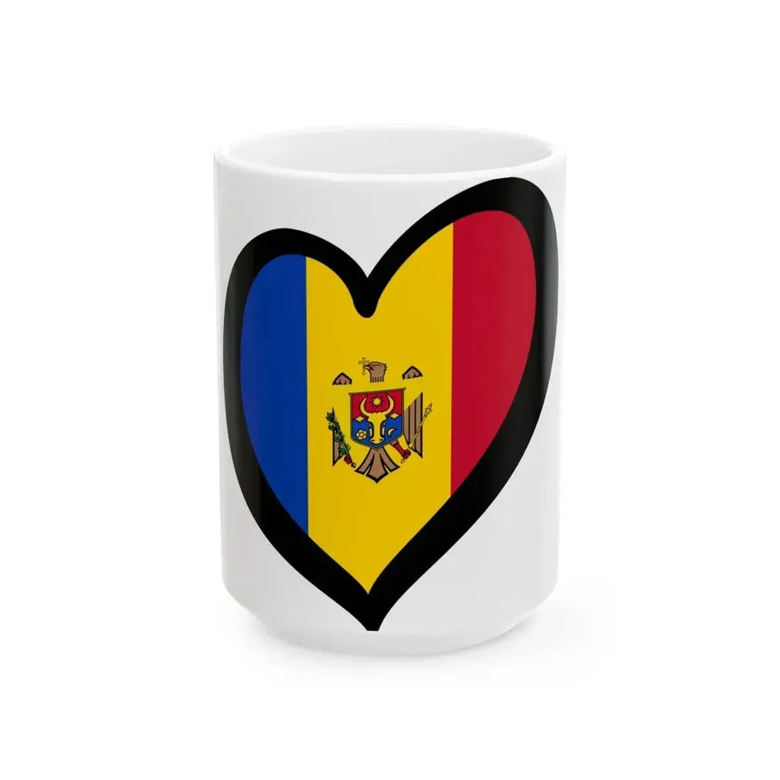 EuroMoldova (Moldova) White Coffee Mug 15oz - Go Mug Yourself