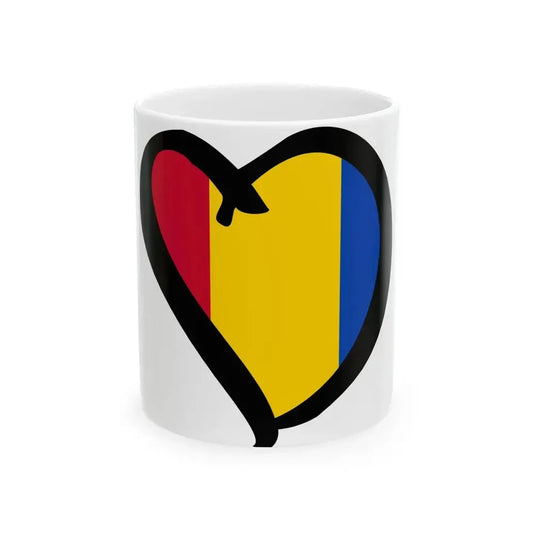 EuroMoldovaAnterior 1990-2010 reverso (Moldova) White Coffee Mug 11oz - Go Mug Yourself