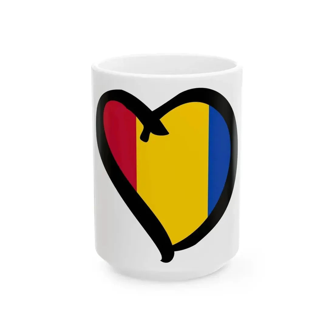 EuroMoldovaAnterior 1990-2010 reverso (Moldova) White Coffee Mug 15oz - Go Mug Yourself