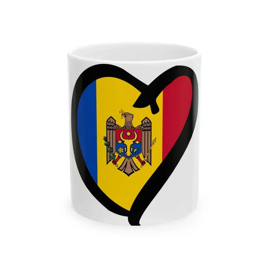 EuroMoldovaAnterior (Moldova) White Coffee Mug 11oz - Go Mug Yourself