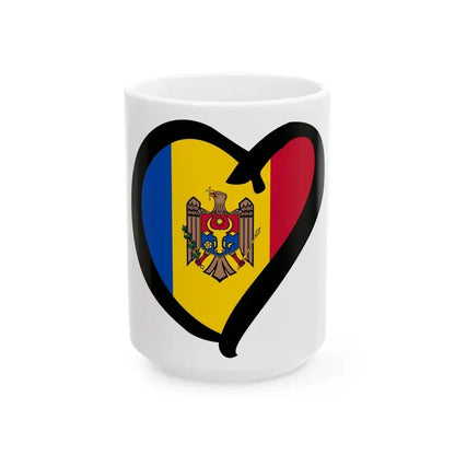EuroMoldovaAnterior (Moldova) White Coffee Mug 15oz - Go Mug Yourself