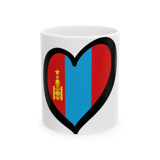 EuroMongolia 1945-1992 (Mongolia) White Coffee Mug 11oz - Go Mug Yourself