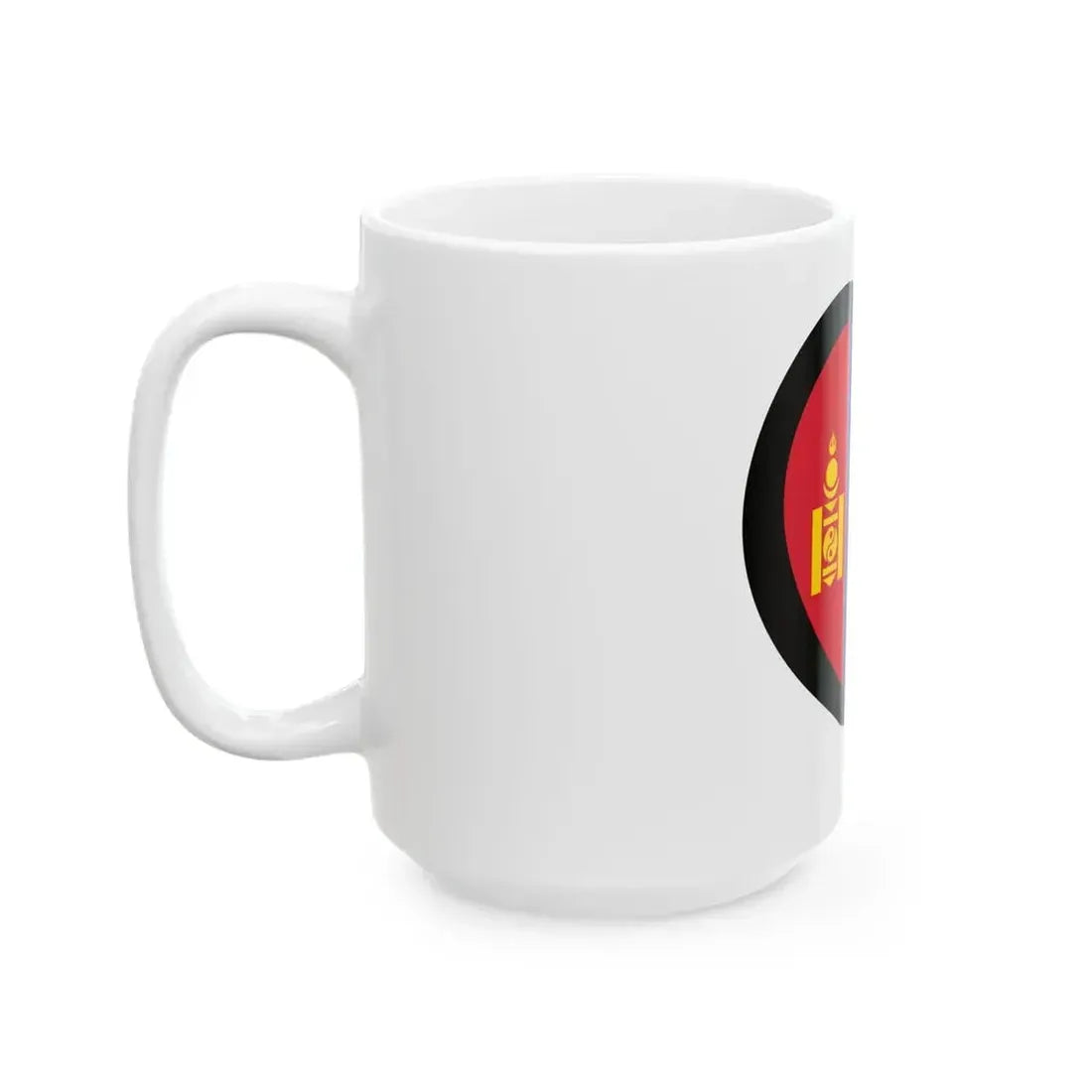 EuroMongoliaAnterior (Mongolia) White Coffee Mug - Go Mug Yourself