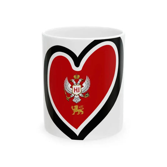 EuroMontenegro 1860-1905 (Montenegro) White Coffee Mug 11oz - Go Mug Yourself