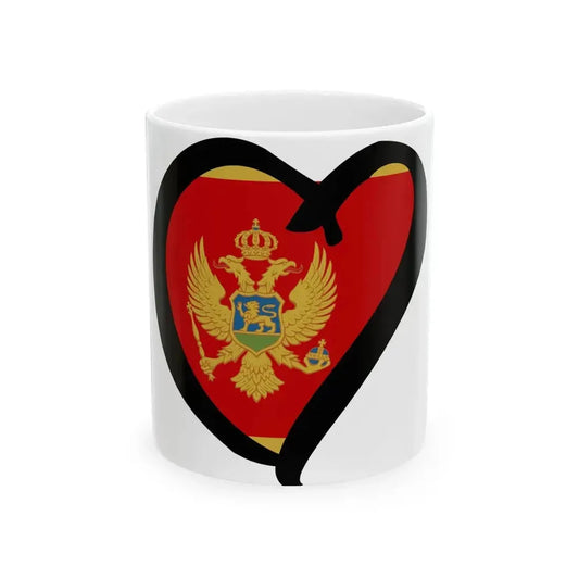 EuroMontenegroAnterior (Montenegro) White Coffee Mug 11oz - Go Mug Yourself