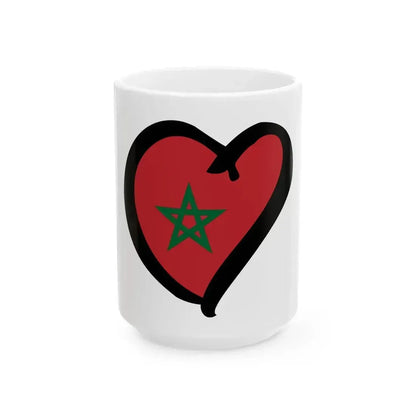 EuroMoroccoAnterior (Morocco) White Coffee Mug 15oz - Go Mug Yourself