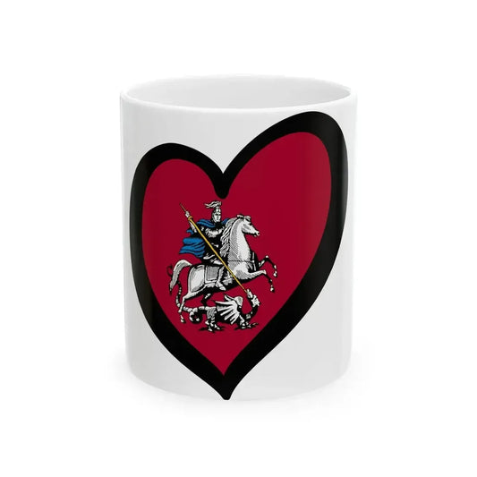 EuroMoscu (Russia) White Coffee Mug 11oz - Go Mug Yourself
