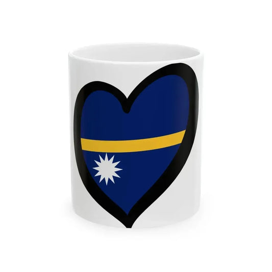 EuroNauru (Nauru) White Coffee Mug 11oz - Go Mug Yourself