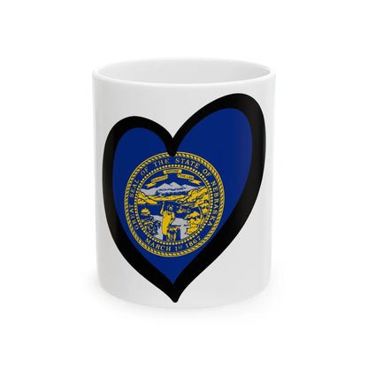 EuroNebraska (United States) White Coffee Mug 11oz - Go Mug Yourself
