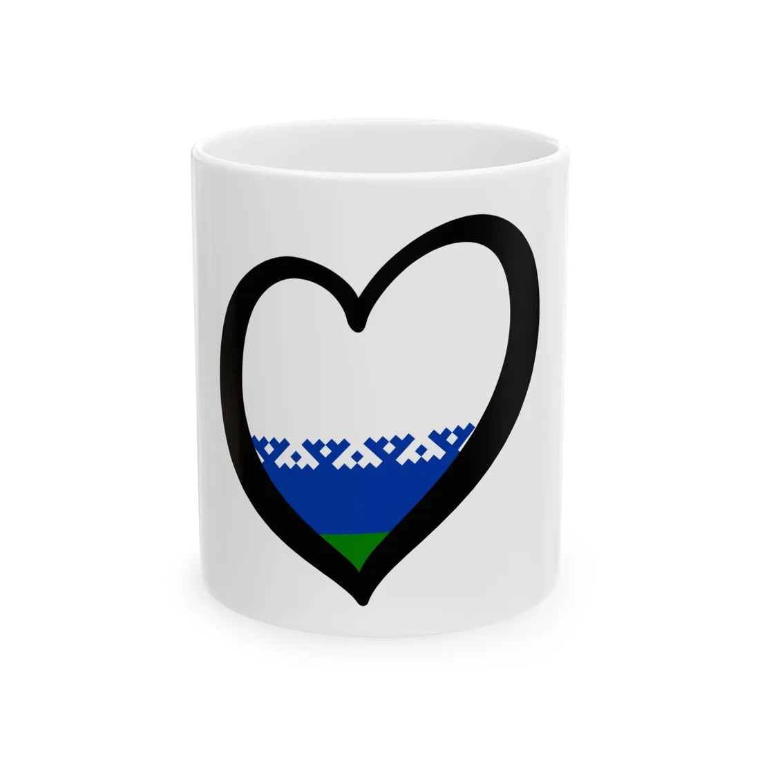 EuroNenetsia (Russia) White Coffee Mug 11oz - Go Mug Yourself