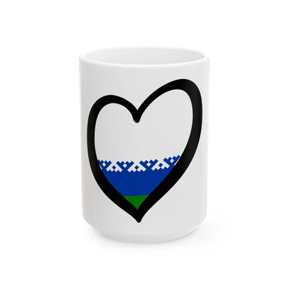 EuroNenetsia (Russia) White Coffee Mug 15oz - Go Mug Yourself