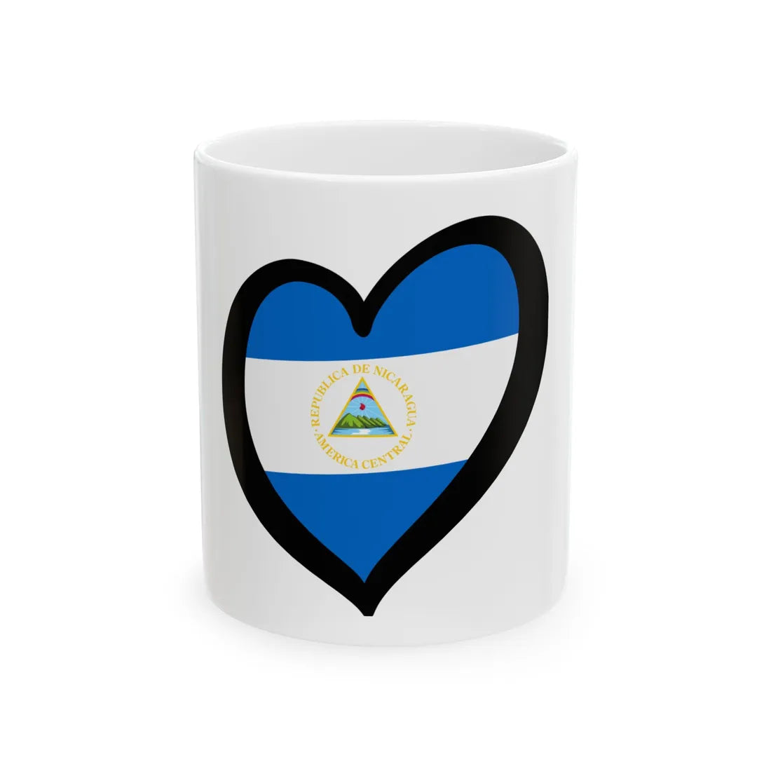EuroNicaragua 1908-1971 (Nicaragua) White Coffee Mug 11oz - Go Mug Yourself